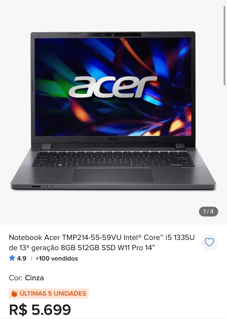 Notebook acer