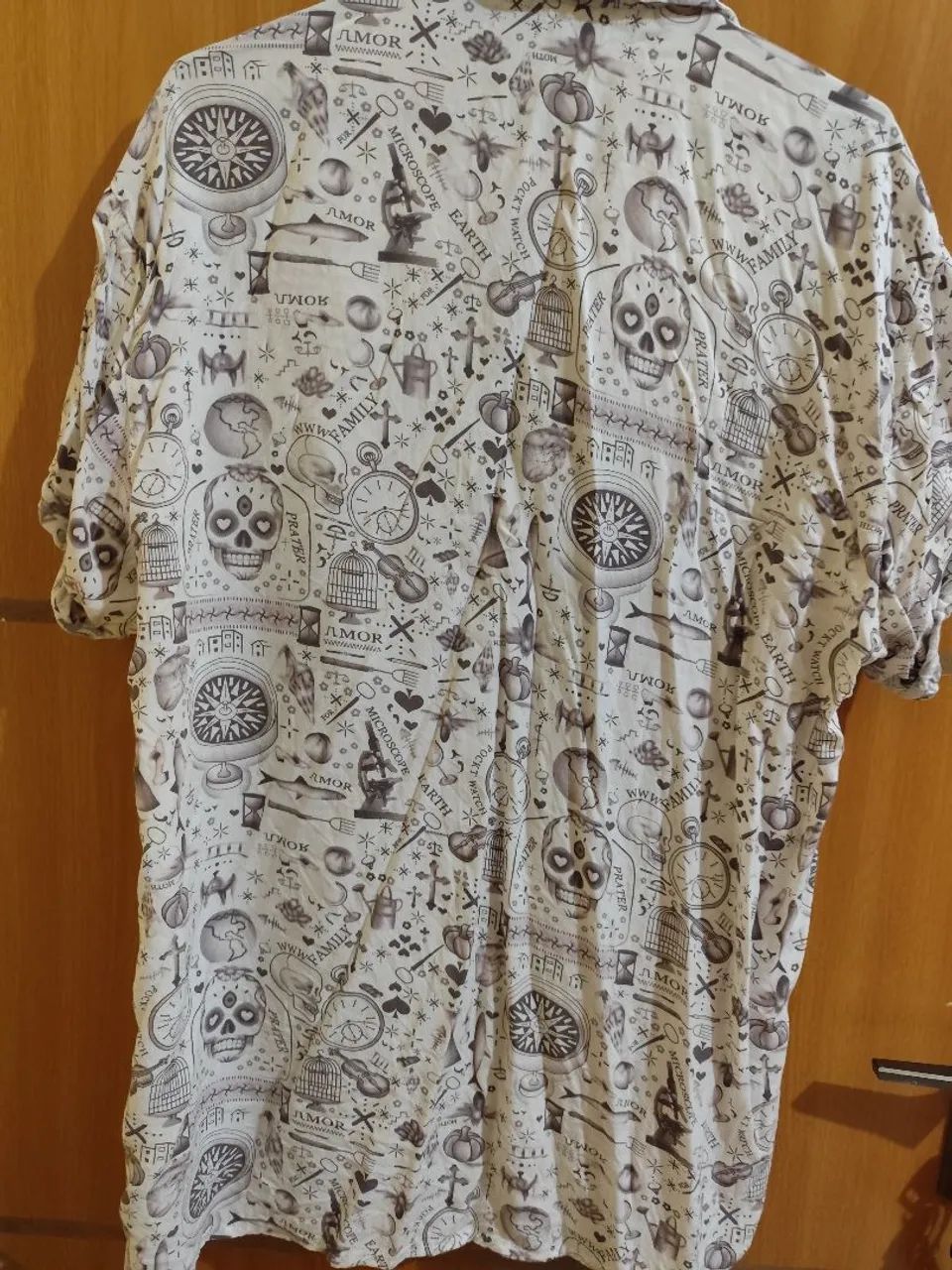 Camisa Botão Estampa - Foto 2