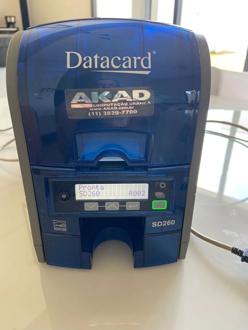 Impressora Datacard Sd260 + 200 Pvc Só 4.385 Impressões