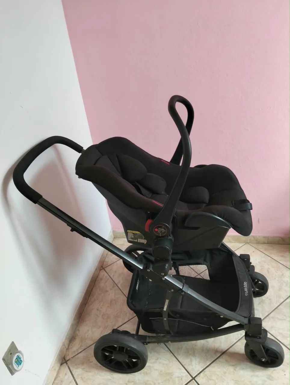 Carrinho Moisés  e bebê conforto kiddo  - Foto 5