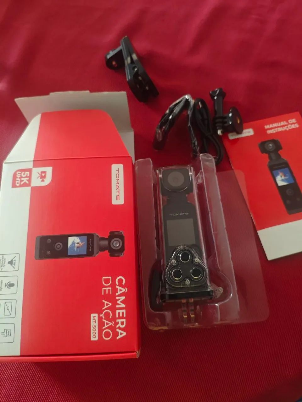 Câmera de Ação Tomate MT-5000 5K - Nova + Acessórios - Foto 3