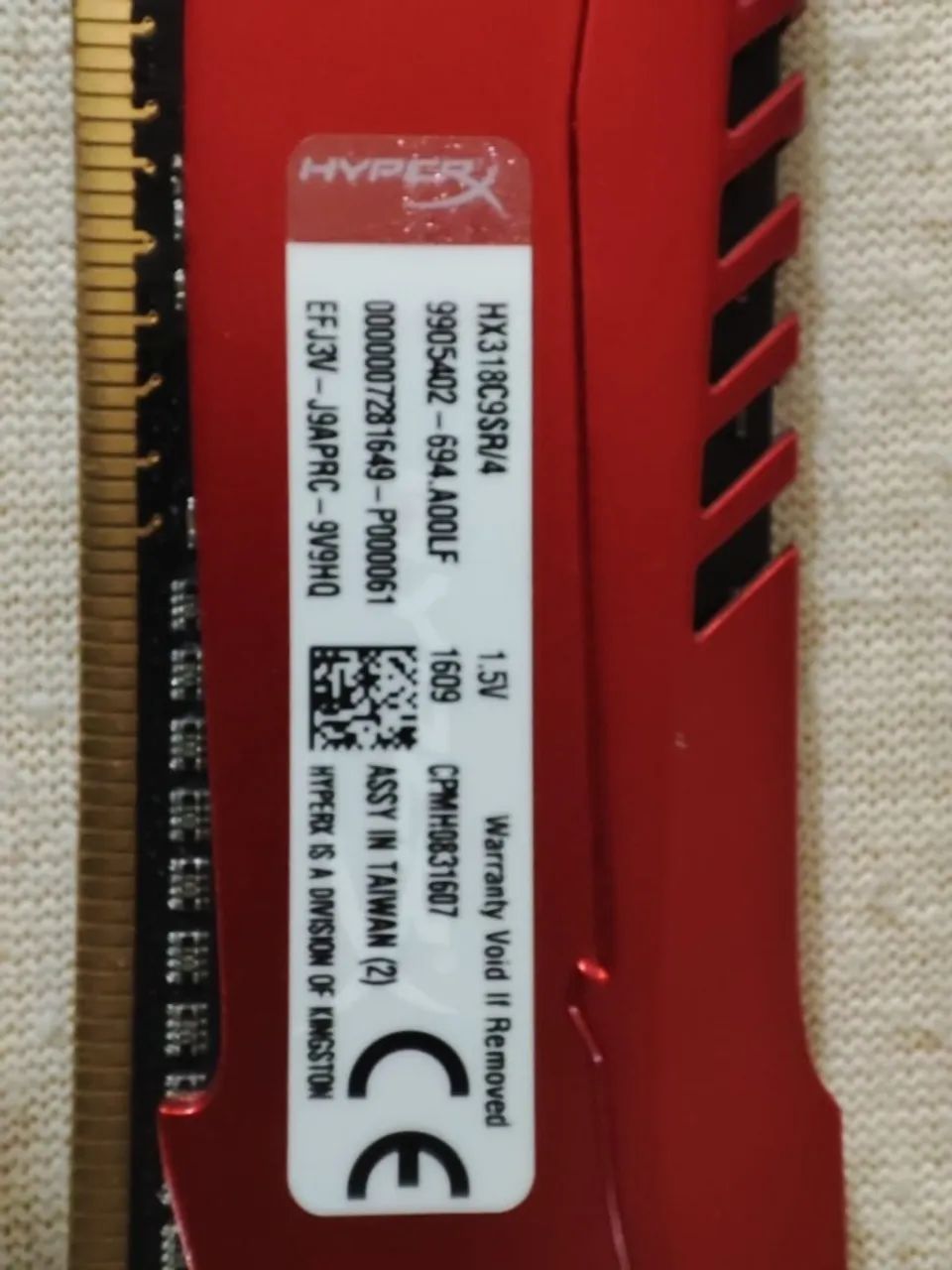 Memória RAM HyperX Savage DDR3 8GB (2x 4GB) - Foto 3