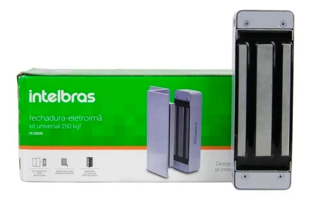 Fechadura eletroima intelbras 