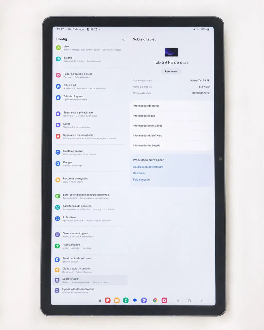 Tablet Samsung Galaxy S9 FE - Foto 3