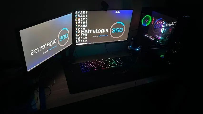 PC GAMER SETUP COMPLETO 2 MONITORES - Foto 3