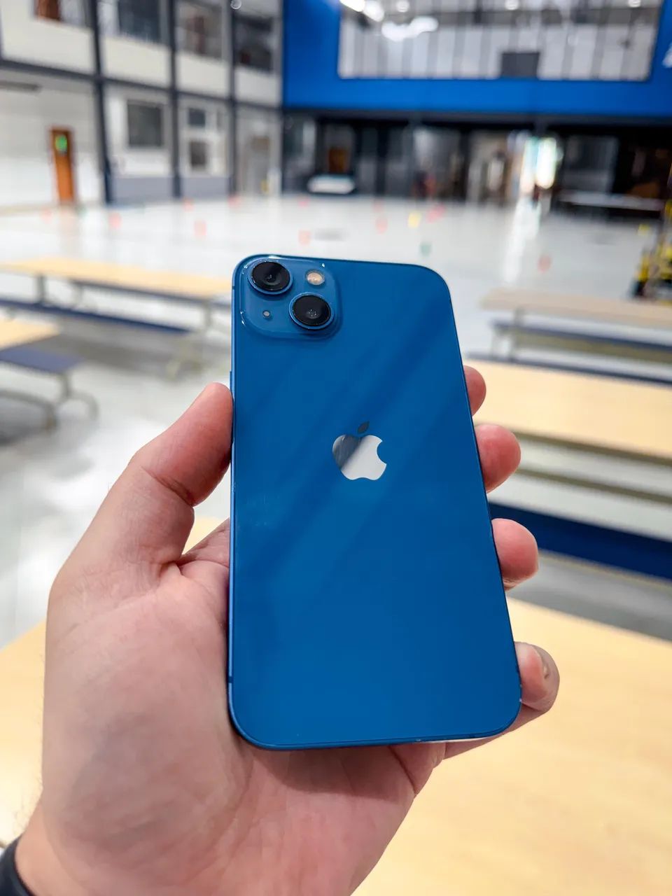 iPhone 13 256GB Azul - Impecável - Bateria 100%