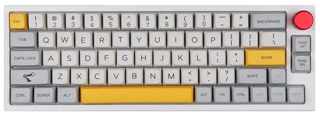 TECLADO MECÂNICO PREMIUM EPOMAKER TH66 (LAYOUT 65%) bluetooth. - Foto 3