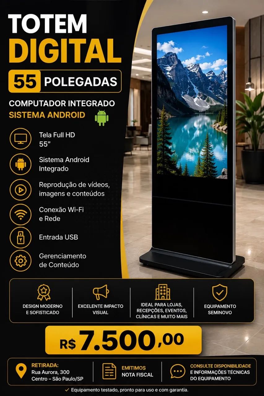 TOTEM DIGITAL 55? COM ANDROID -  - Foto 2