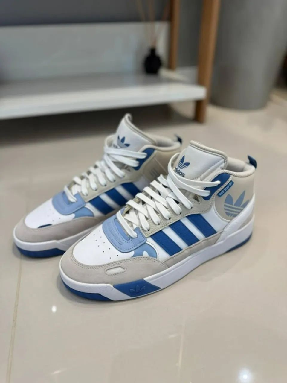 Tênis Adidas Post UP White True Royal - Foto 2