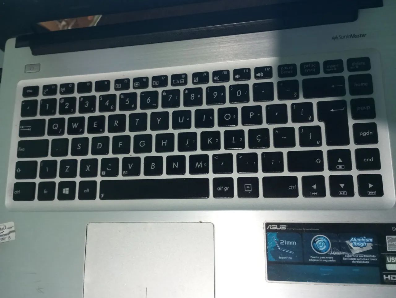 Notebook Asus, 1TB de HD, Processador Core i5 (Teclado e Áudio não funciona)  - Foto 5