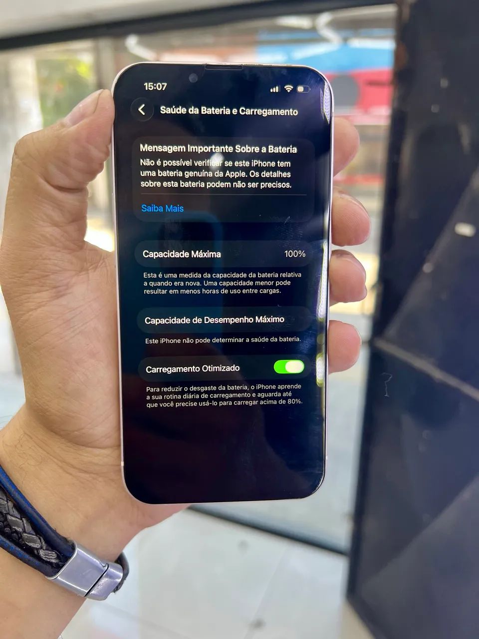 iPhone 13 128 gigas bateria nova 100% Face ID off - Foto 5