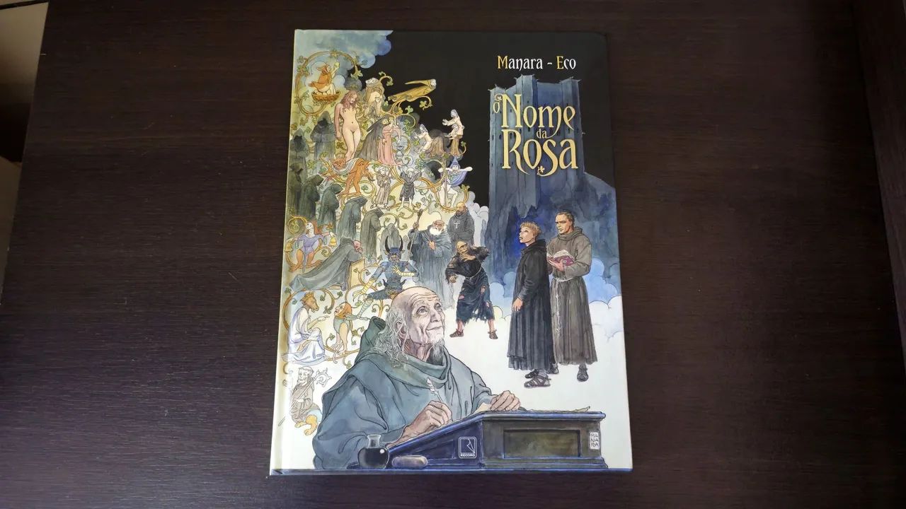 O Nome da Rosa - Milo Manara - HQ Record