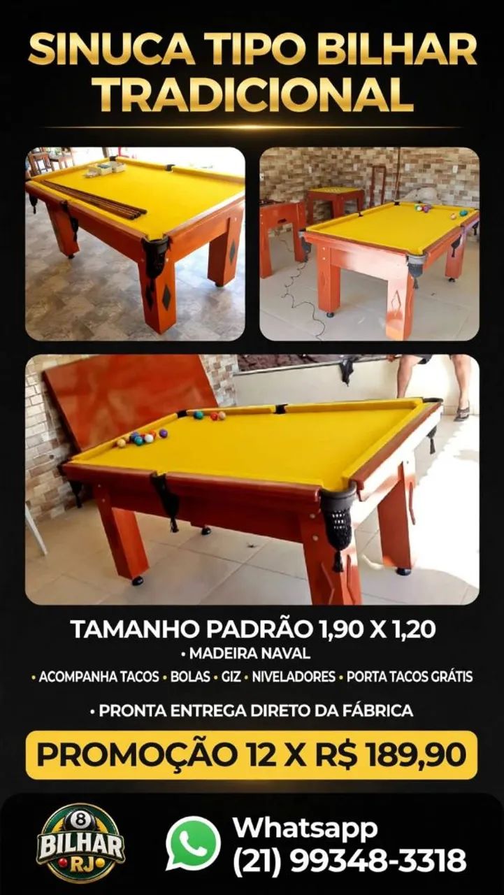 Sinuca Bilhar Em Promoção  - Foto 5
