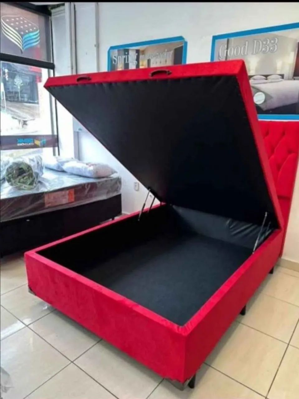 Cama box baú entrega imediata novo e embalados - Foto 3