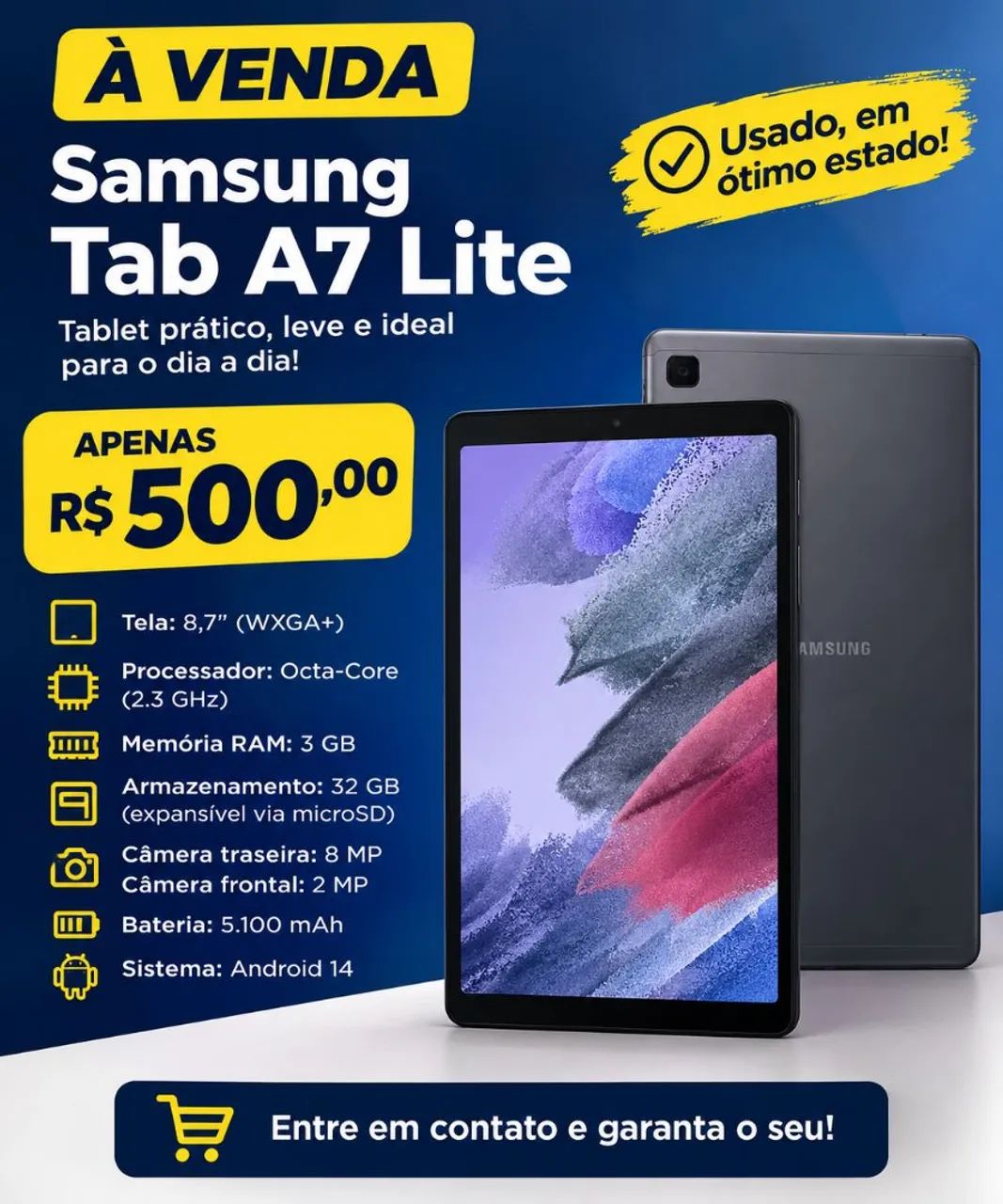 Samsung Tab A7 Lite