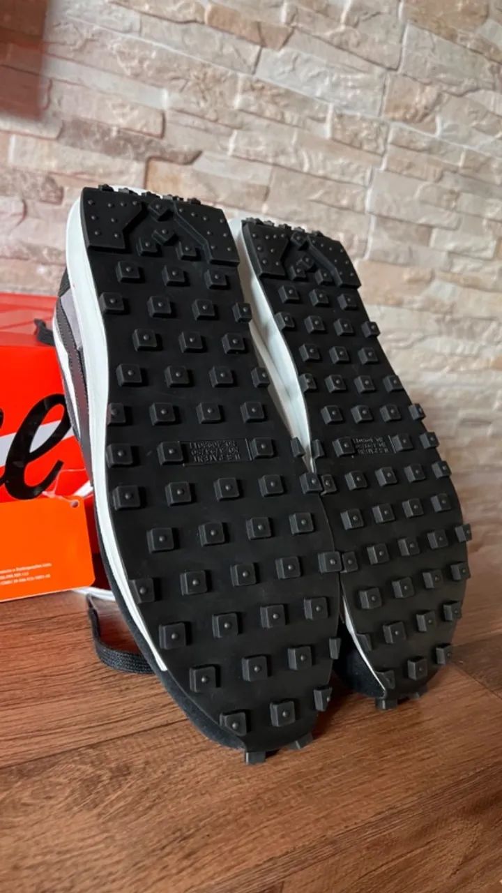 Tênis Nike Sacai LD Waffle Black - NOVO - Original - Foto 4