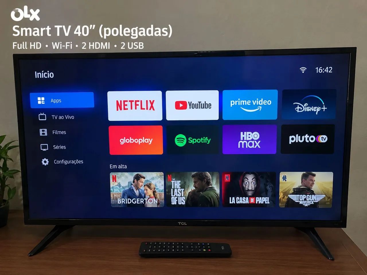 ? Smart TV 40 Polegadas em Ótimo Estado - R$ 450