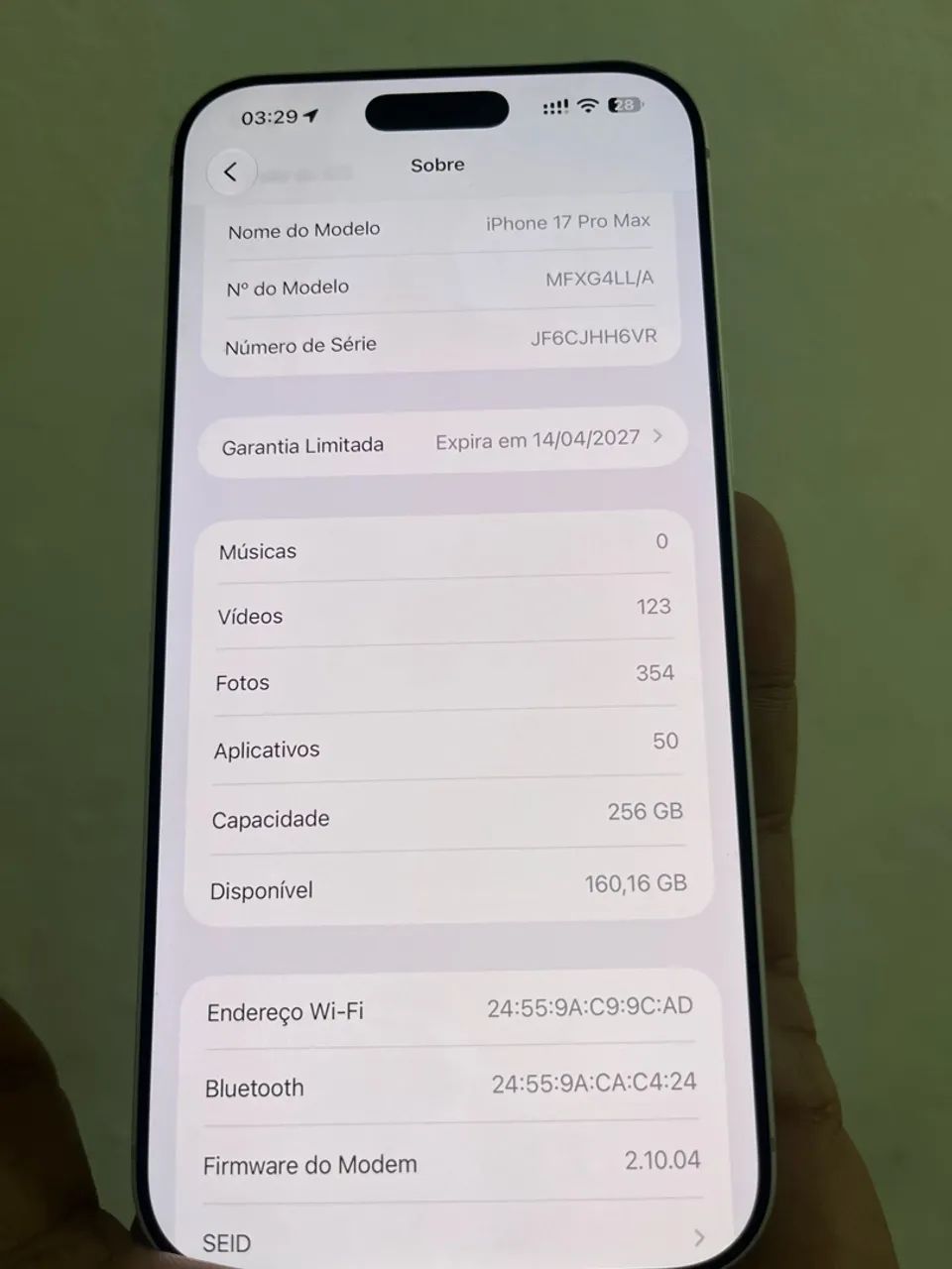 iPhone 17 pro Max Silver 256GB - Foto 3