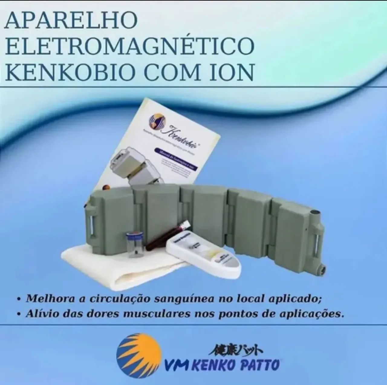 Aparelho Terapêutico Eletromagnético Kenkobio Photon Ion