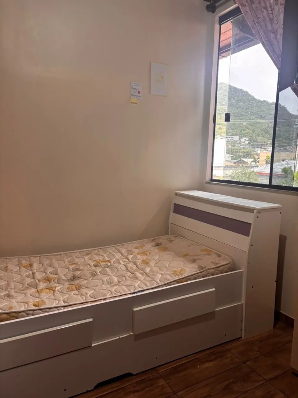 Vende-se Cama solteiro com baú e cama auxiliar  - Foto 2