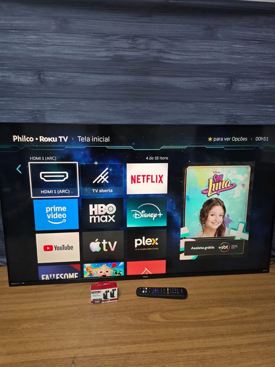 SMART TV PHILCO 8K  50  POLEGADAS FUNCIONANDO PERFEITAMENTE - Foto 3