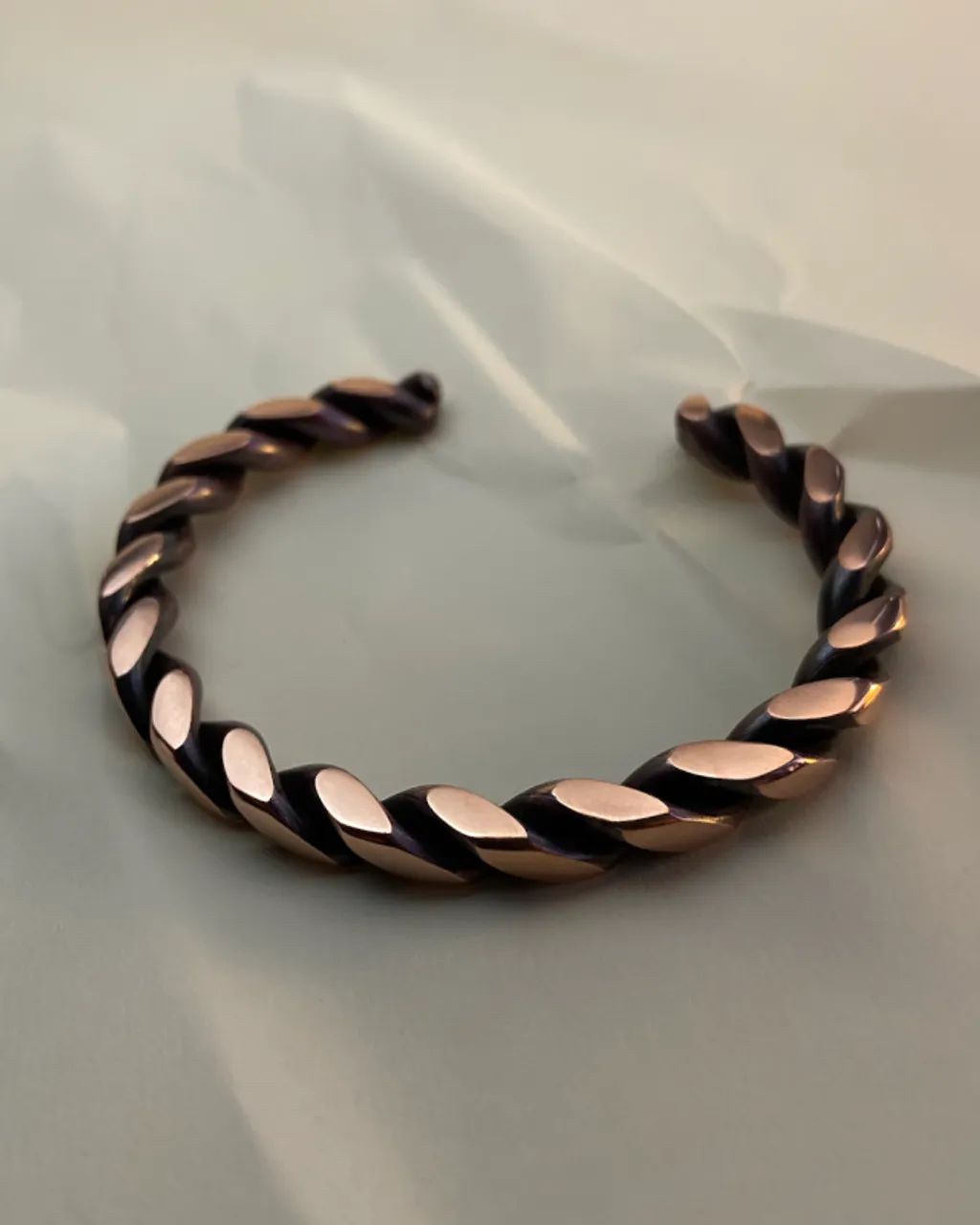 Pulseira de cobre Trançada