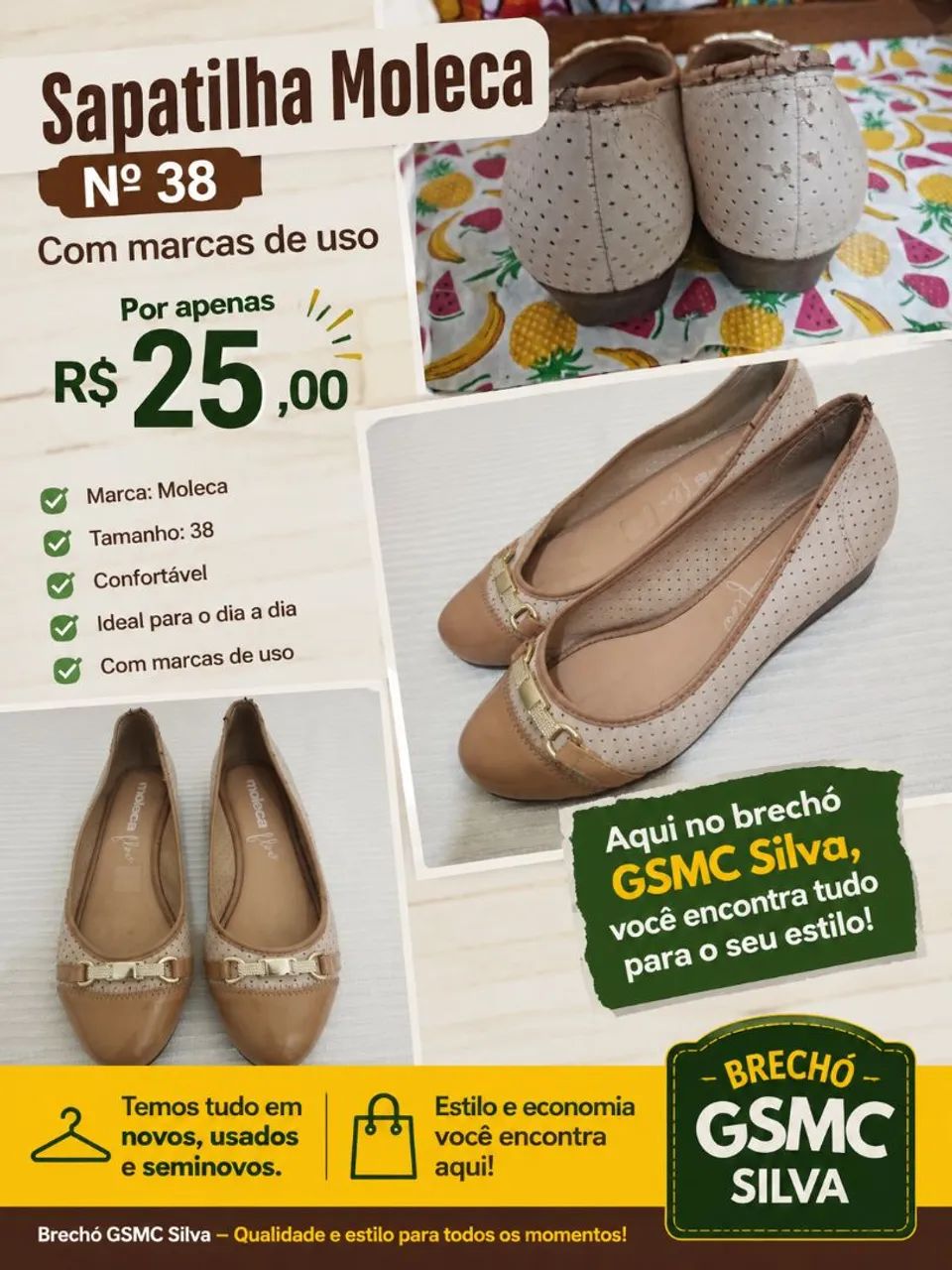 Sapatilha moleca