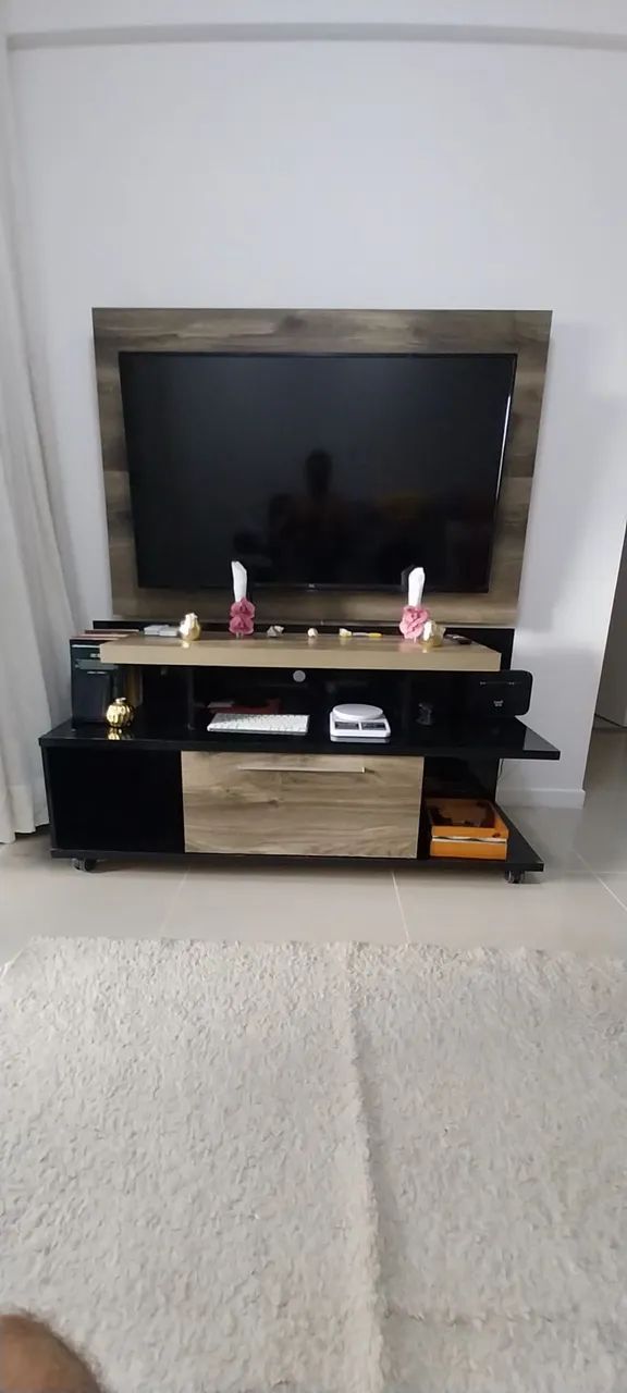 Rack com painel 