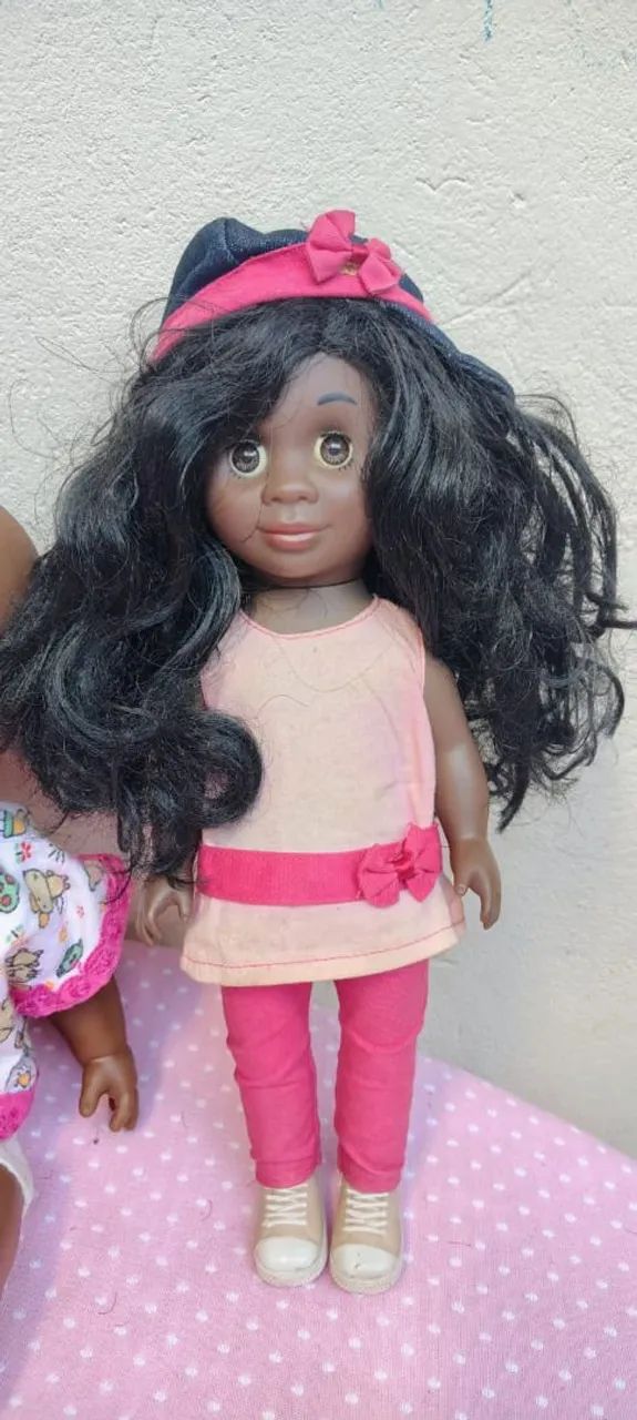 Boneca Antiga Negra Kit com 2 - Foto 2