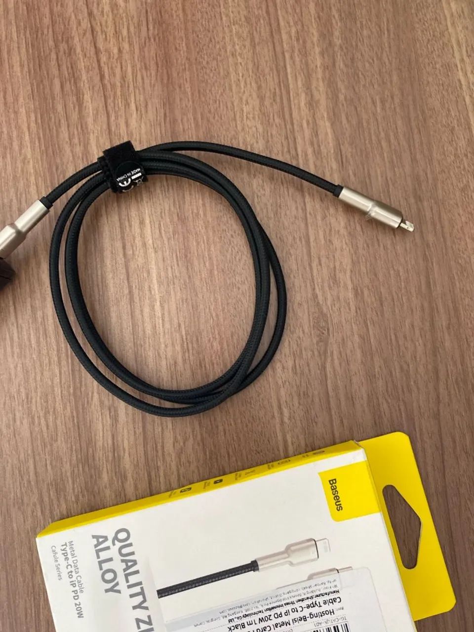Cabo premium turbo baseus para iphone 2 metros - Foto 2