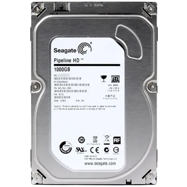 HD Seagate 1 TB Computador / Servidor