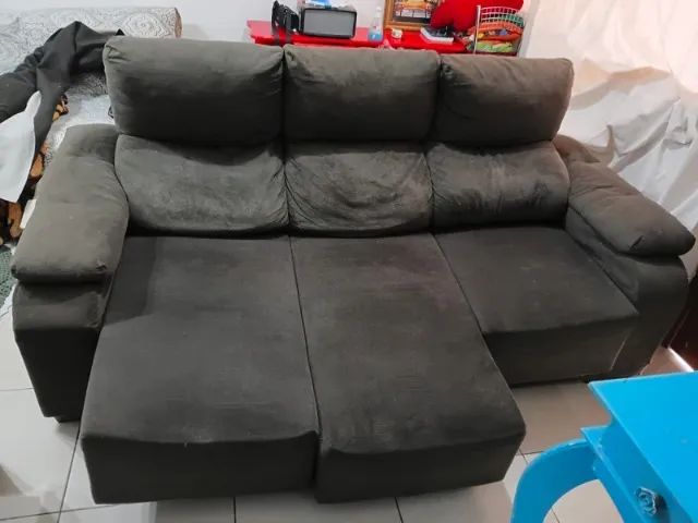 Sofá 3 lugares bom estado  - Foto 2