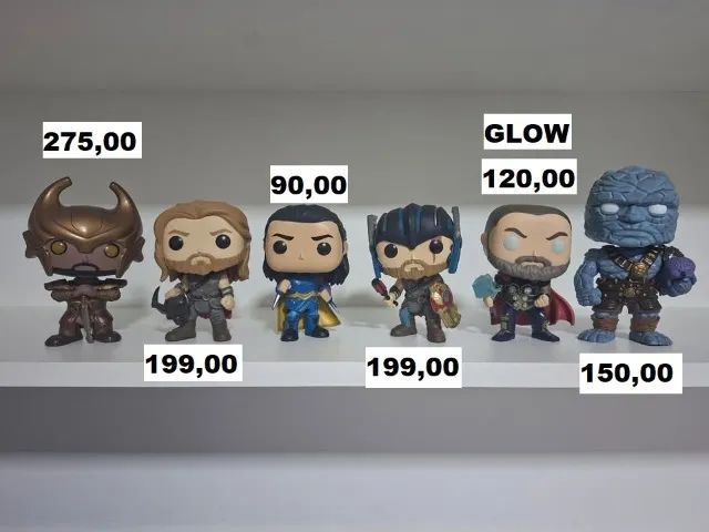 Funko Lote Thor ( sem caixa) 