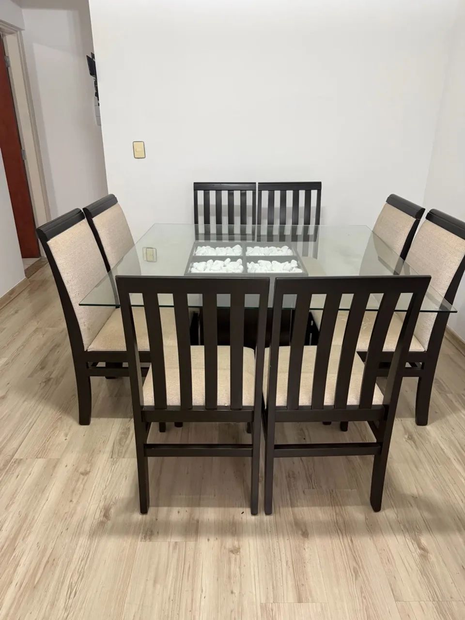 Mesa vidro 8 lugares  - Foto 5