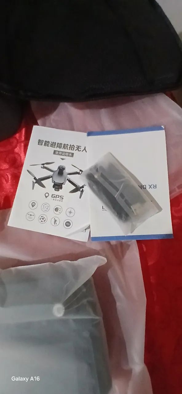 Drone l600 pro max com guimbal de 3 eixoe  e controle com telas - Foto 2