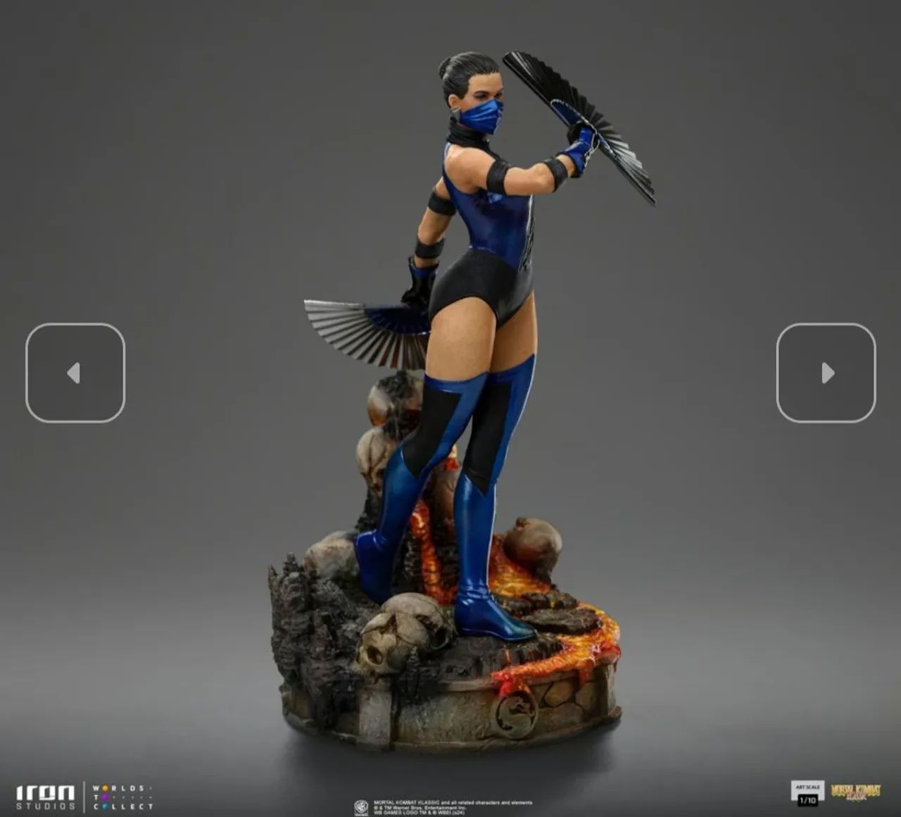 Kitana Mortal Kombat Iron Studios - Foto 5