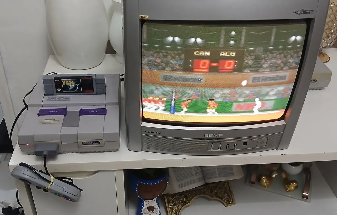 Super Nintendo Branquinho  - Foto 4