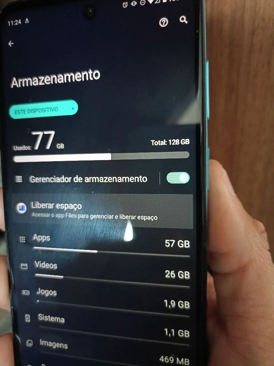 Celular moto g22 Motorola 128gb azul aceito trocar por Tablet 12gb, s10, S12 plus, hancnon - Foto 4