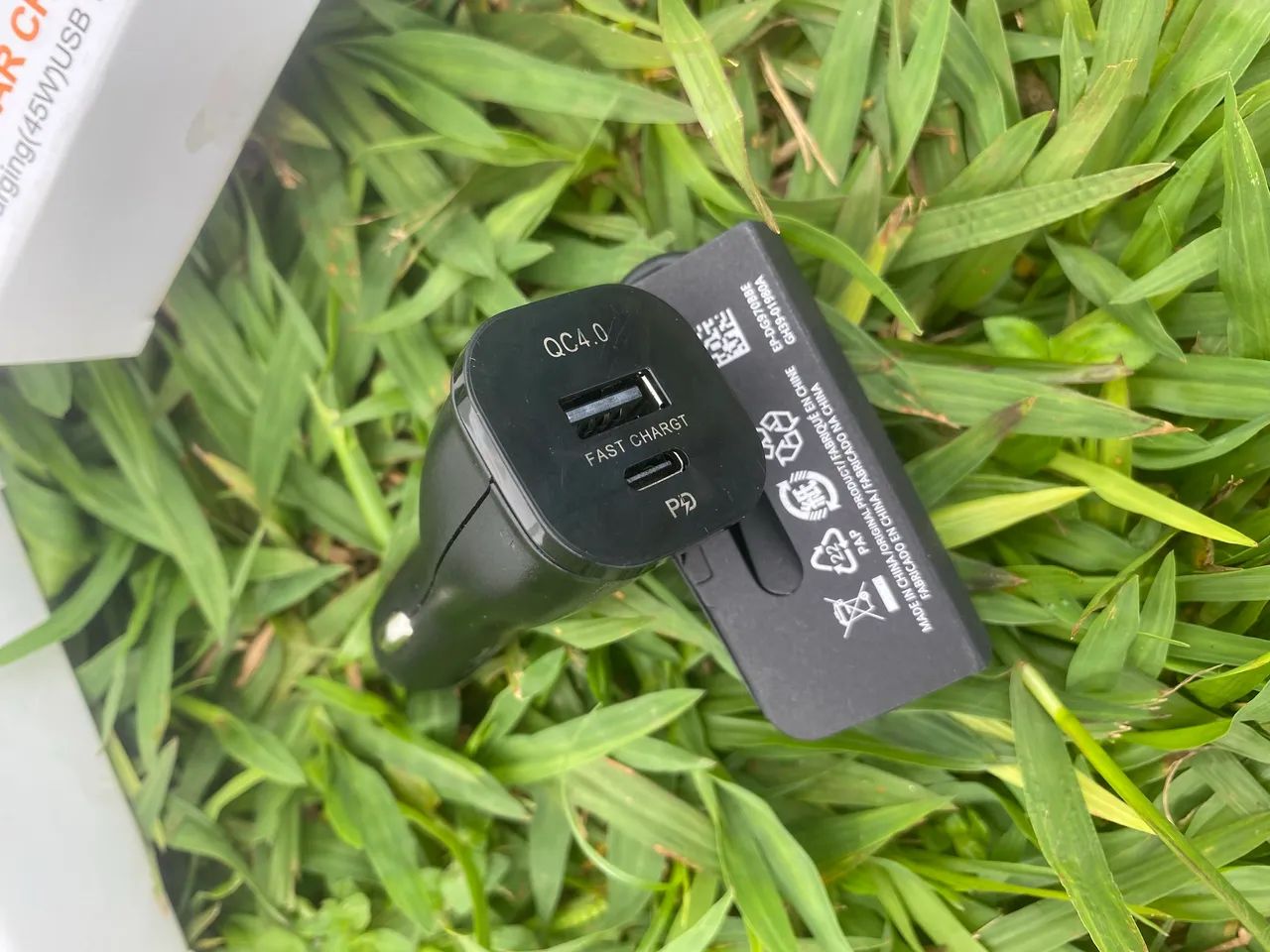 Adaptador de Carregador USB e Tipo C para Carro - Foto 4