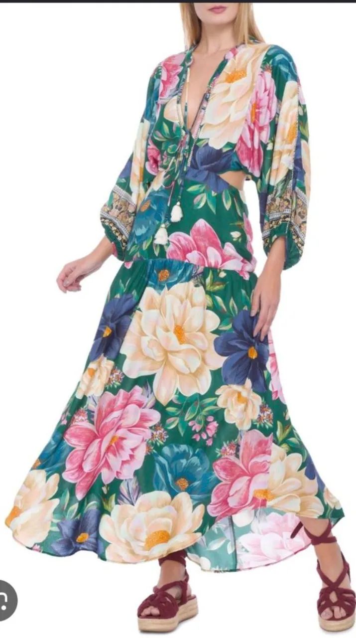 Vestido longo FARM