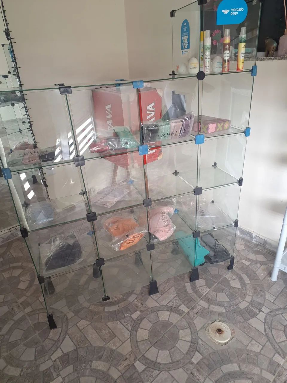 Balcão de vidro 