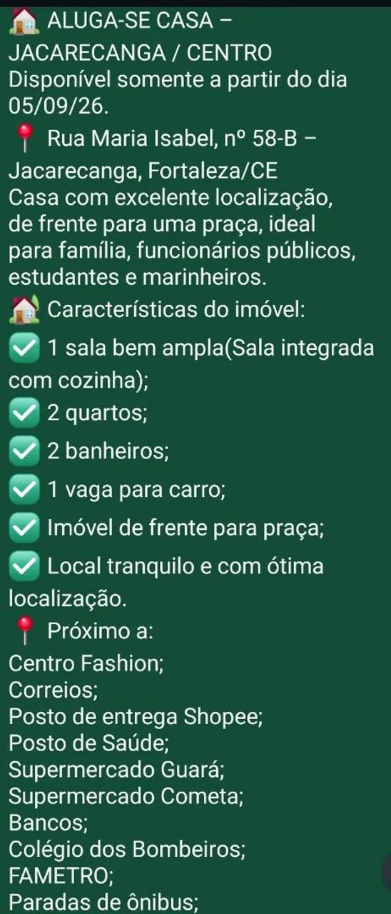 ALUGA-SE CASA - JACARECANGA / CENTRO - Foto 2
