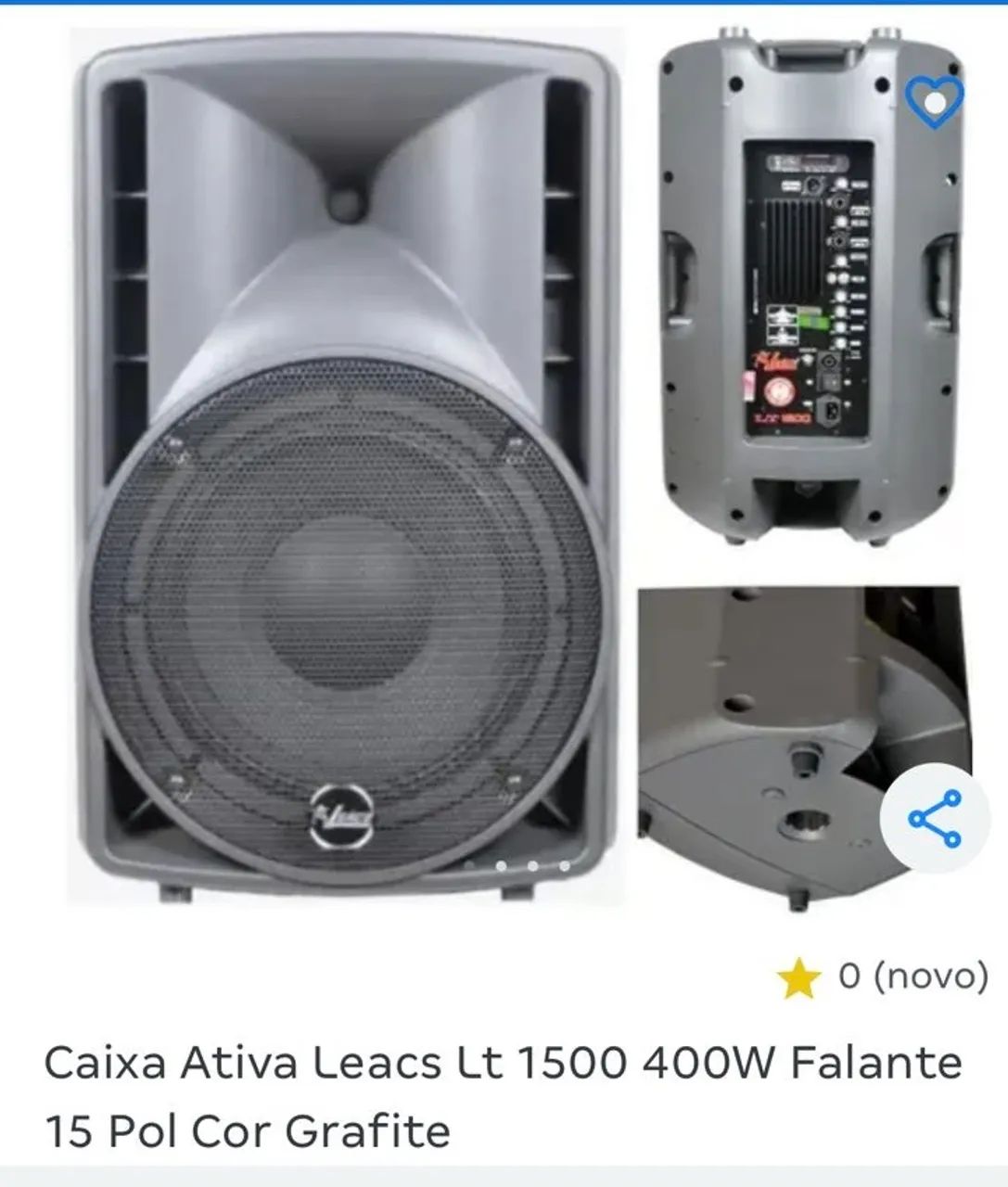 Caixas ativas Leacs 15 polegadas 400W - Foto 3
