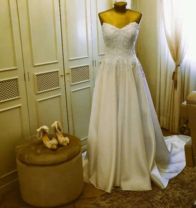 VESTIDO DE NOIVA ELEGANTE - Foto 2