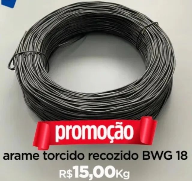 Arame Torcido Recozido BWG 18