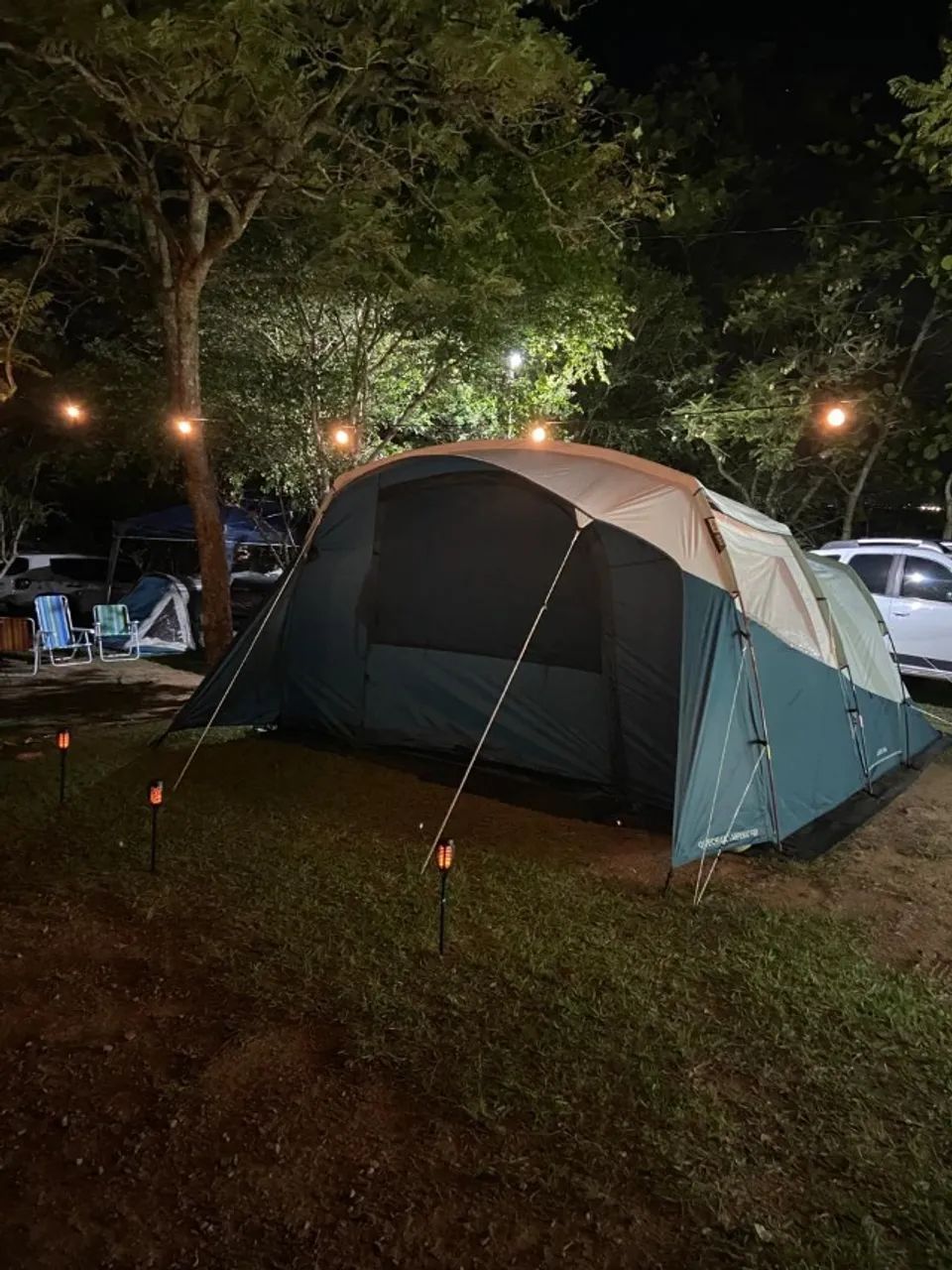 Barraca de Camping Arpenaz 5.2 Fresh & Black Quechua - Foto 3