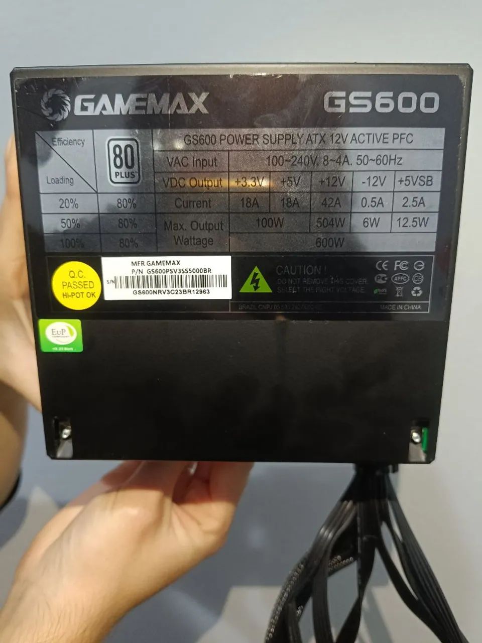 Fonte Gamemax GS600W - Foto 4