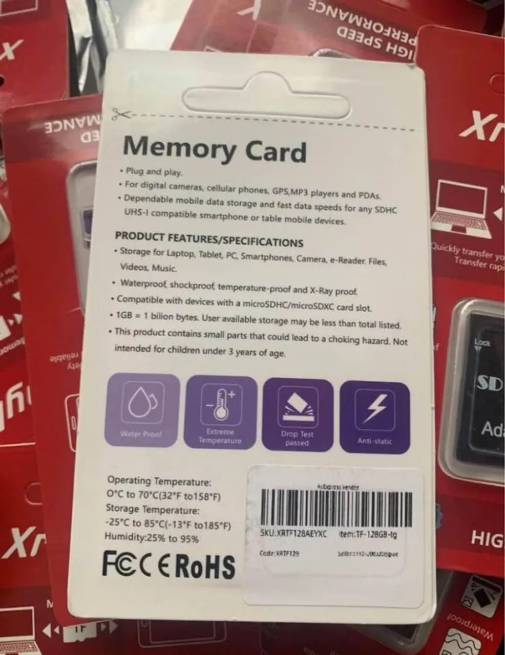 Promoção: Cartão Memória Micro Sd Xraydisk 128gb Classe 1065713022584067123