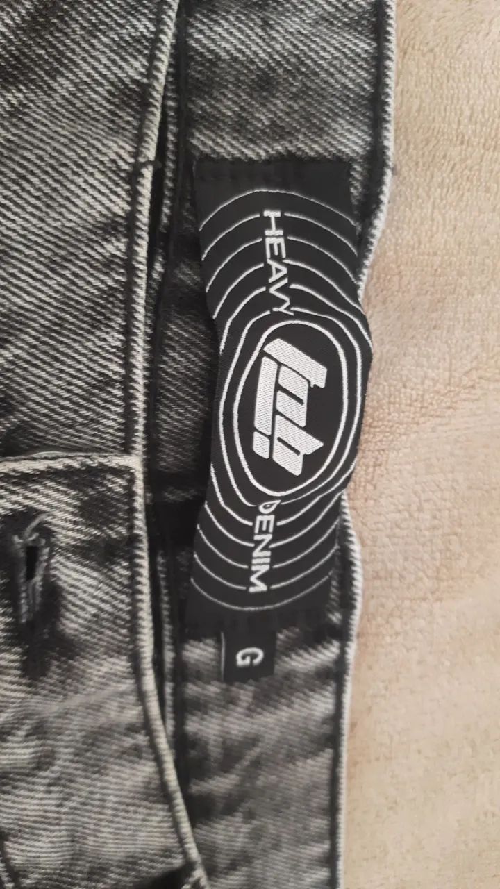 Calça Tanabase baggy cinza tamanho G<br>200rs - Foto 3