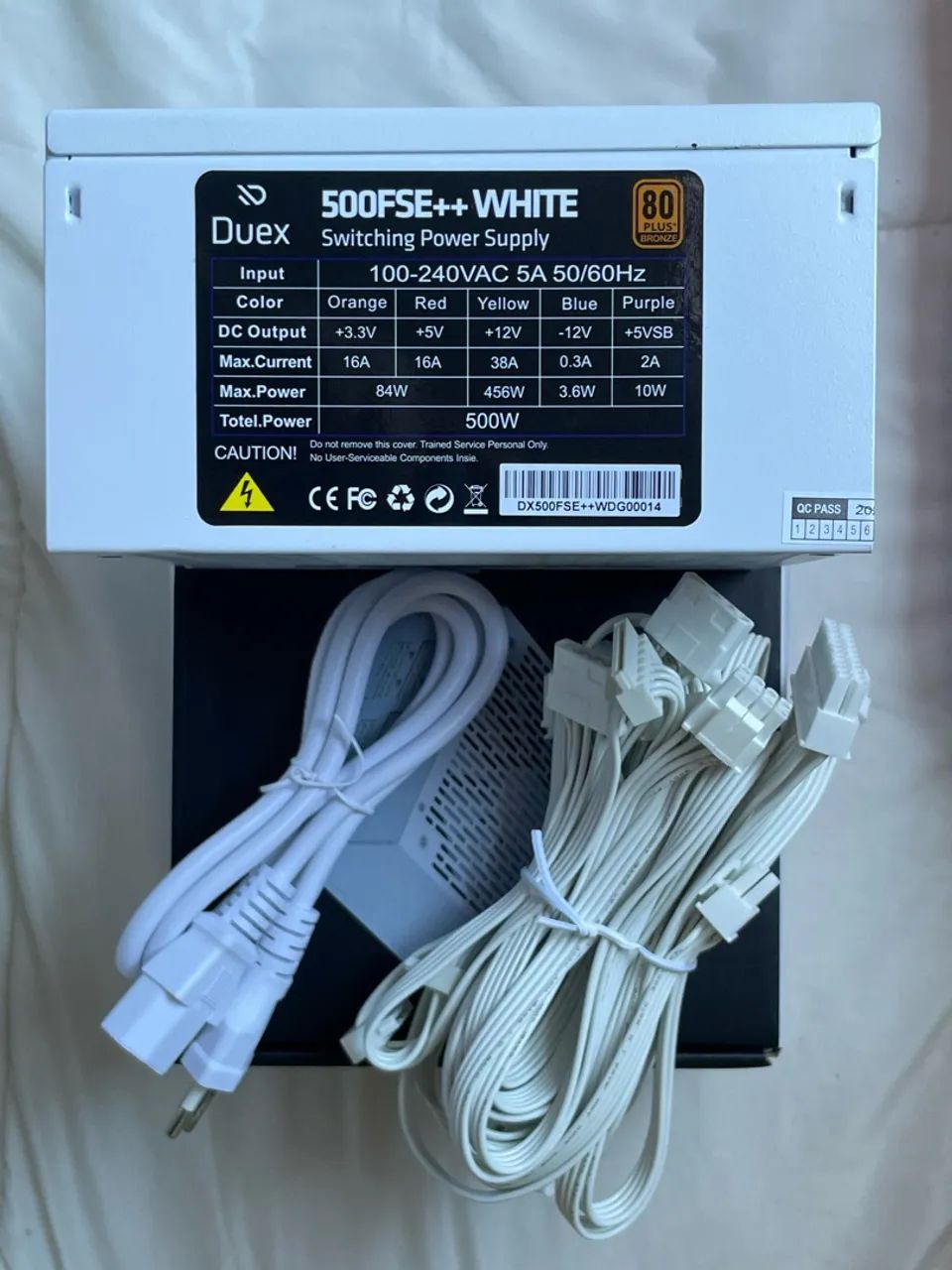 Fonte 500w branca  - Foto 3